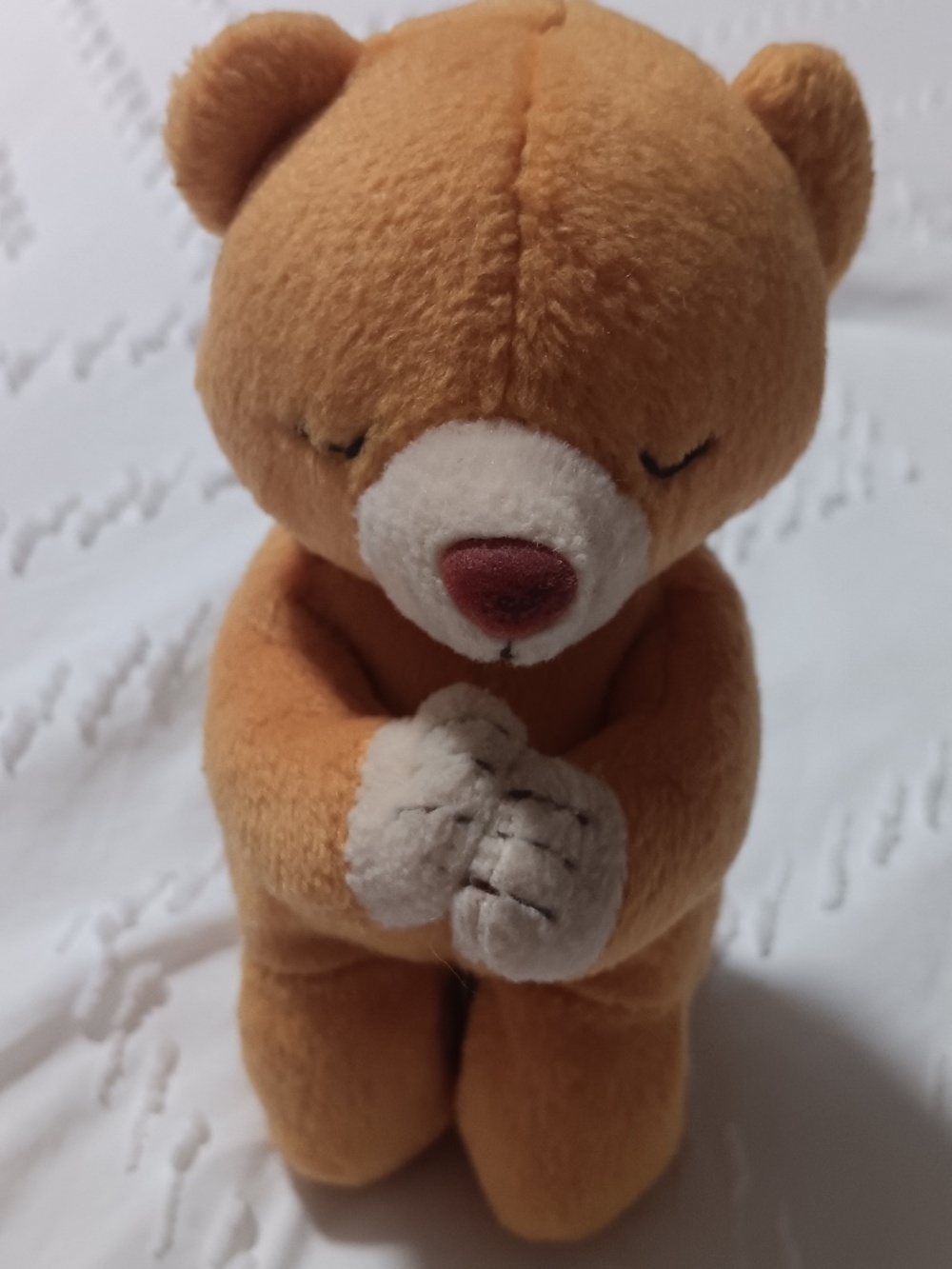 TY Hope The Bear Praying Beanie Baby 1998